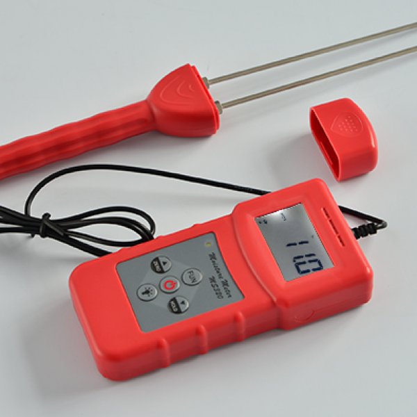 tobacco moisture tester VTSYIQI Meter Analyzer with Measuring Range 8% To 40% Separated Probe Split Type 11 Kinds Codes for Tobacco Stem Silk Flakes Automatic temperature Compensation Power supply tobacco tester Leaf Moisture The